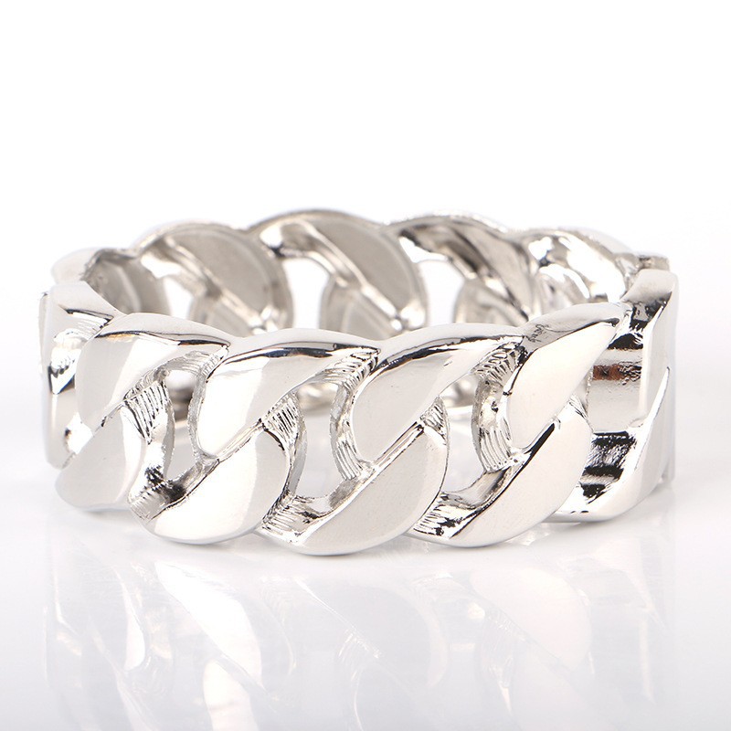 Ig Style Simple Style Solid Color Wings Alloy Metal Inlay Rhinestones Women's Bangle display picture 3