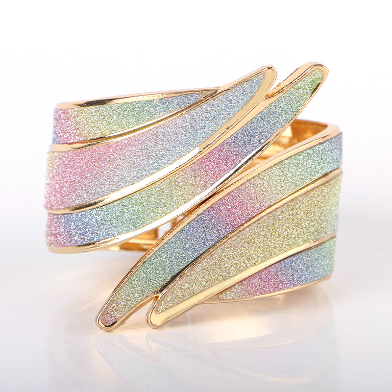 Style Ig Style Simple Couleur Unie Ailes Alliage Métal Incruster Strass Femmes Bracelet display picture 15