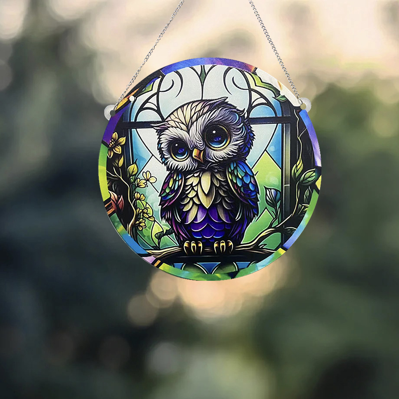 Ig Style Owl Arylic Pendant display picture 1