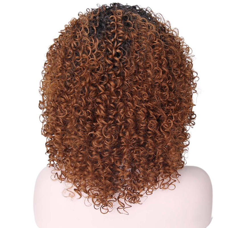 Women's Casual Elegant Party Street Chemical Fiber High Temperature Wire Centre Parting Short Curly Hair Wigs display picture 3