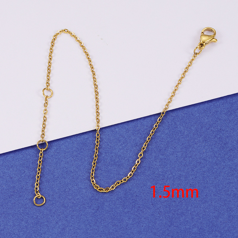 1 Piece Stainless Steel None 18K Gold Plated Solid Color display picture 5