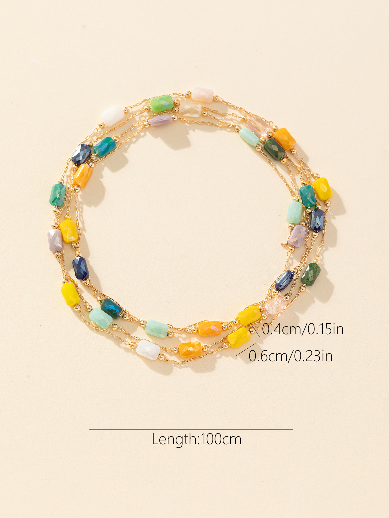 Elegant Lady Colorful Stainless Steel Artificial Crystal Wholesale Necklace display picture 4