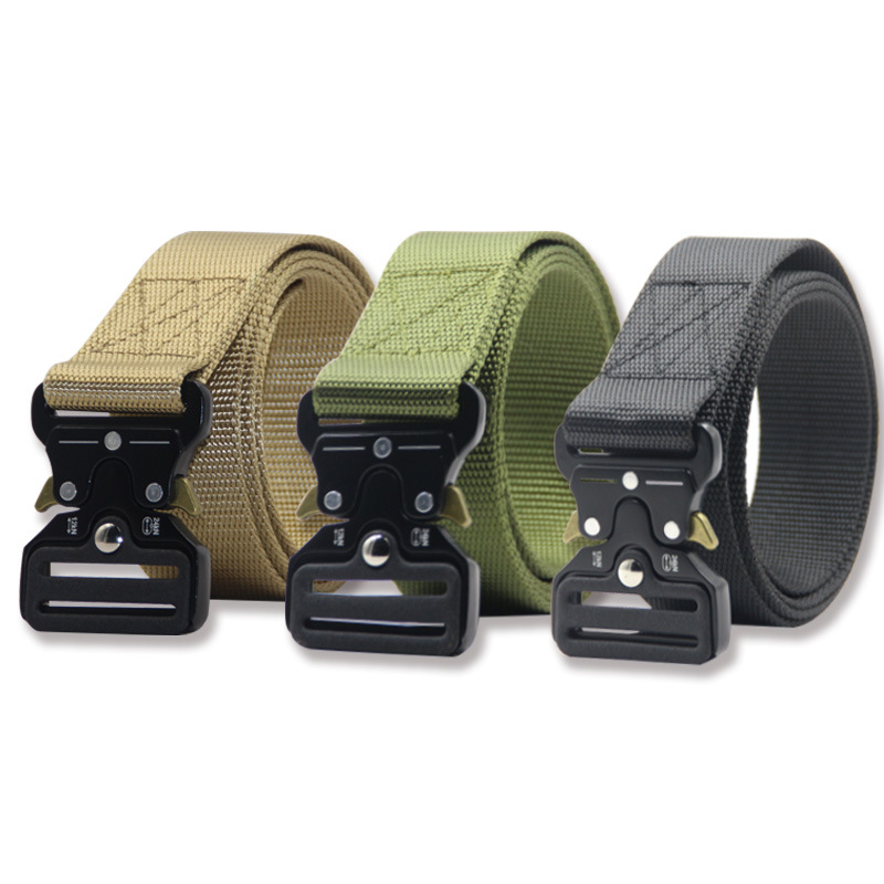 Basic Classic Style Solid Color Alloy Plastic Canvas Unisex Woven Belts display picture 8
