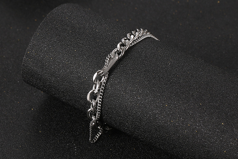 Basic Modern Style Geometric Titanium Steel Bracelets display picture 7