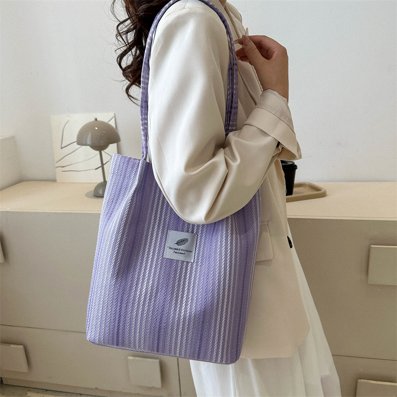 Women's All Seasons Canvas Elegant Streetwear Shoulder Bag Canvas Bag Handbag display picture 4