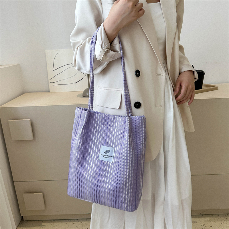 Women's All Seasons Canvas Elegant Streetwear Shoulder Bag Canvas Bag Handbag display picture 12