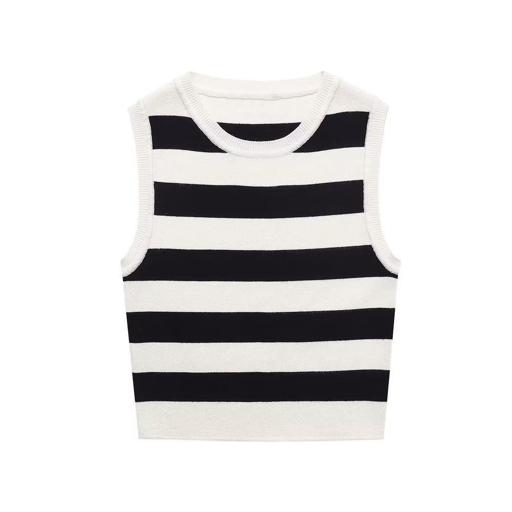 Women's Vest Tank Tops Casual Stripe Solid Color display picture 10