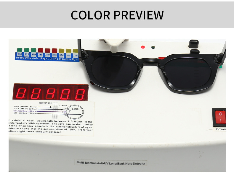 Simple Style Gradient Color Leopard Pc Square Full Frame Women's Sunglasses display picture 4