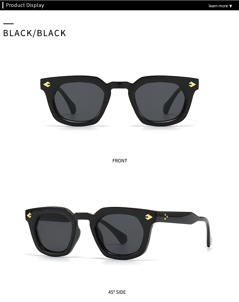 Einfacher Stil Farbverlauf Leopard Pc Quadrat Vollbild Sonnenbrille Der Frauen display picture 6