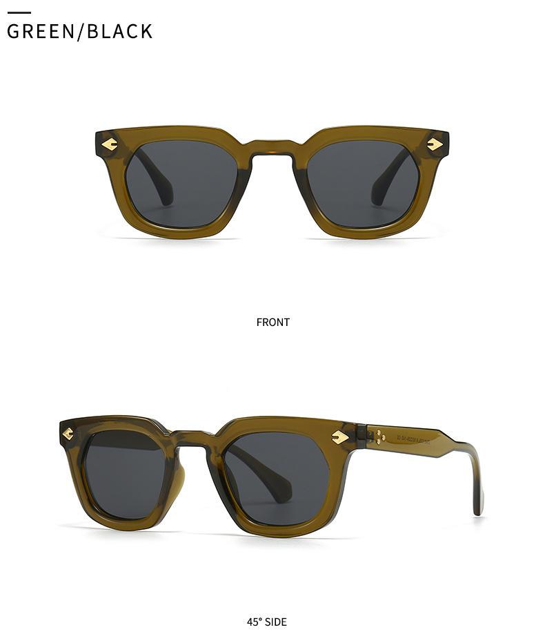 Einfacher Stil Farbverlauf Leopard Pc Quadrat Vollbild Sonnenbrille Der Frauen display picture 14