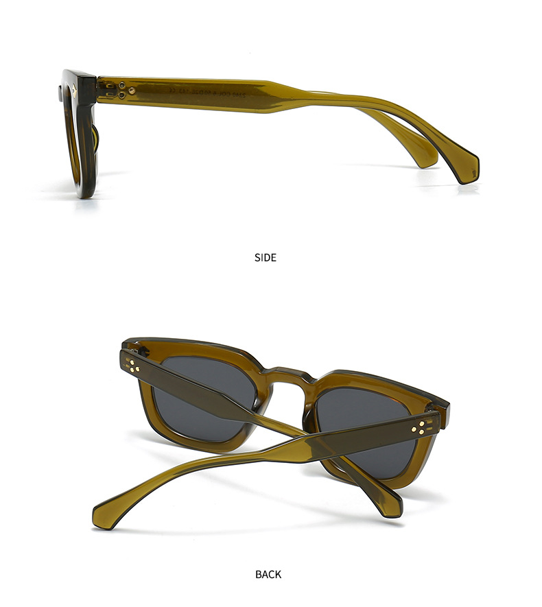 Einfacher Stil Farbverlauf Leopard Pc Quadrat Vollbild Sonnenbrille Der Frauen display picture 15