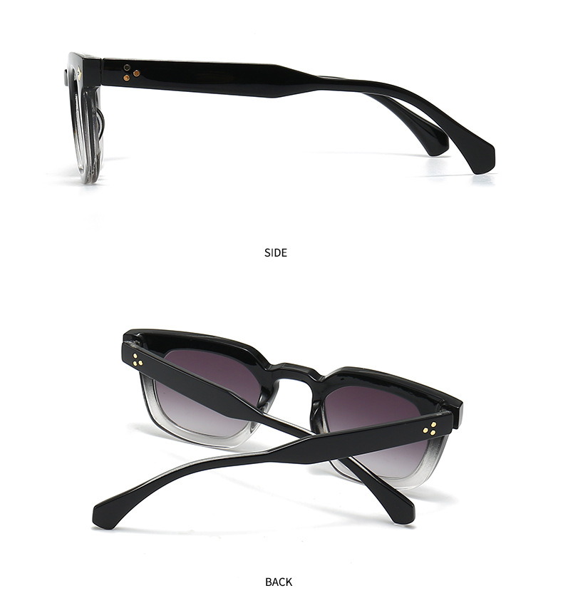 Einfacher Stil Farbverlauf Leopard Pc Quadrat Vollbild Sonnenbrille Der Frauen display picture 17