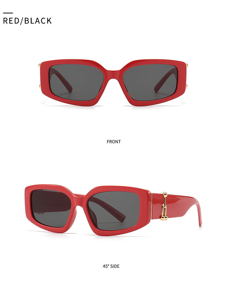 Simple Style Gradient Color Ac Square Full Frame Women's Sunglasses display picture 11