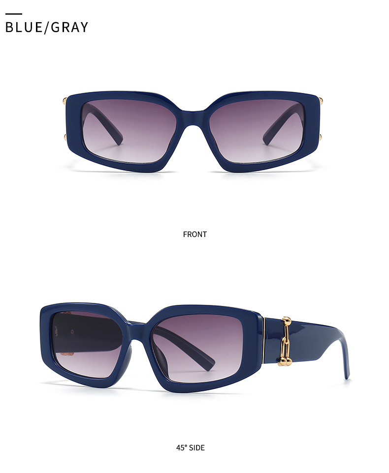 Simple Style Gradient Color Ac Square Full Frame Women's Sunglasses display picture 15