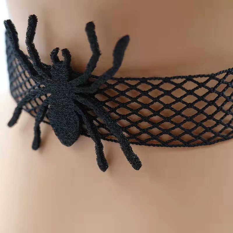Sexy Spider Cloth Braid Halloween Women's Choker display picture 2