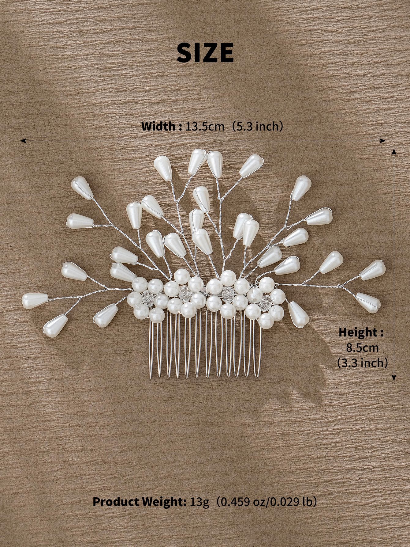 Simple Style Flower Artificial Pearl Inlay Pearl Insert Comb display picture 10