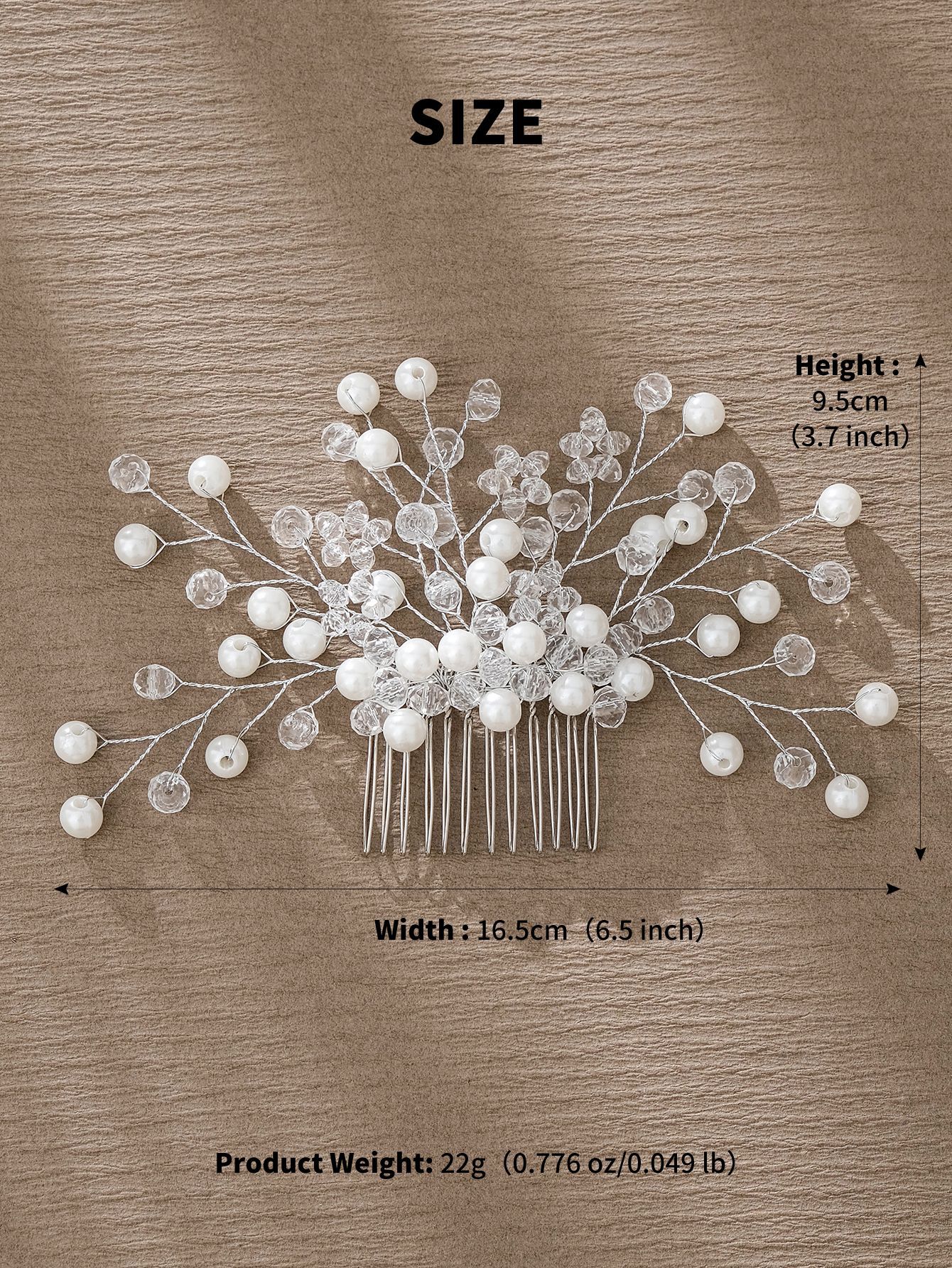 Simple Style Flower Artificial Pearl Inlay Pearl Insert Comb display picture 16