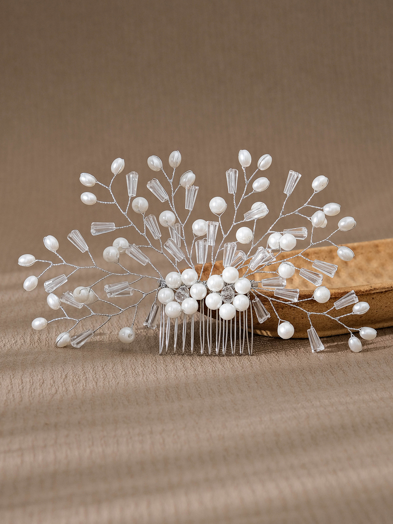 Simple Style Flower Artificial Pearl Inlay Pearl Insert Comb display picture 18