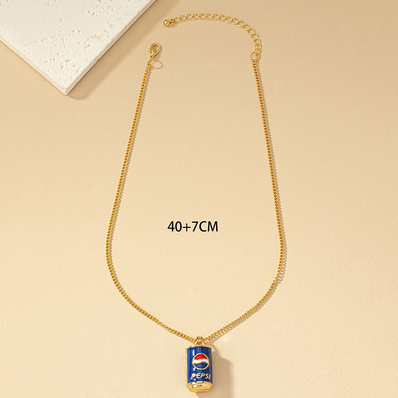 Retro Coke Alloy Plating Gold Plated Women's Pendant Necklace display picture 6