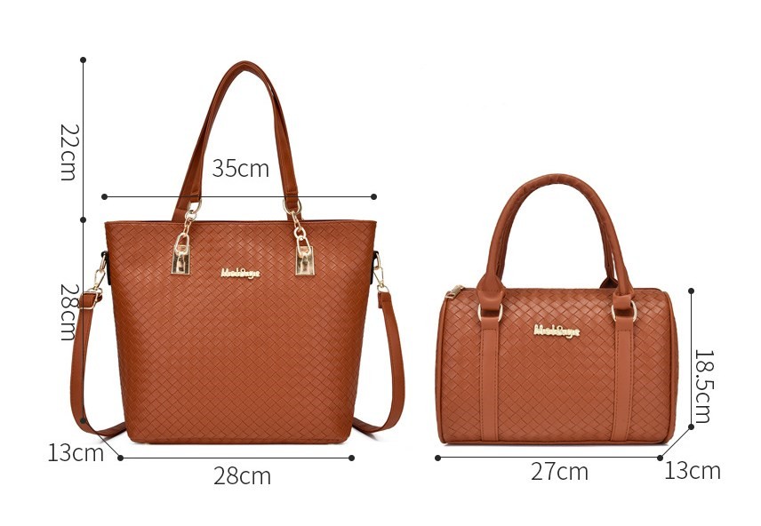 Women's All Seasons Pu Leather Elegant Vintage Style Classic Style Shoulder Bag Bag Sets Handbag display picture 1