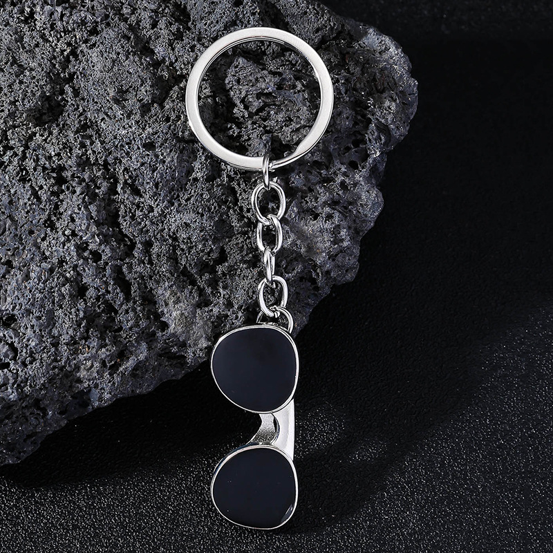 Cool Style Sunglasses Alloy Enamel Bag Pendant Keychain display picture 3