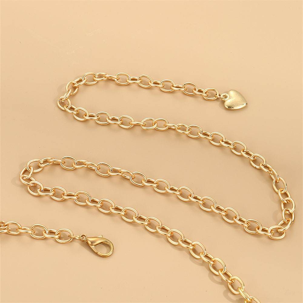 Elegant Sexy Solid Color Alloy Layered Gold Plated Women's Waist Chain display picture 3