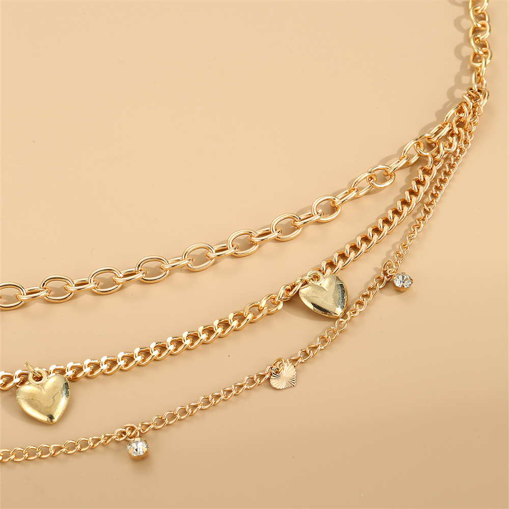 Elegant Sexy Solid Color Alloy Layered Gold Plated Women's Waist Chain display picture 5