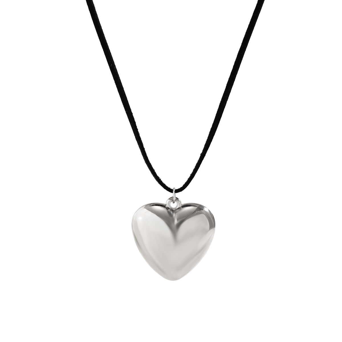 Cute Sweet Simple Style Heart Shape Alloy Three-dimensional Women's Pendant Necklace display picture 4