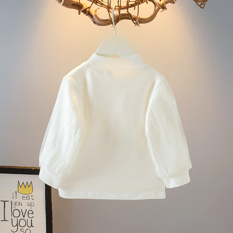 Süß Einfacher Stil Klassischer Stil Netz Vordertasche Tragen Baumwolle Mädchen Kleidung Sets display picture 2