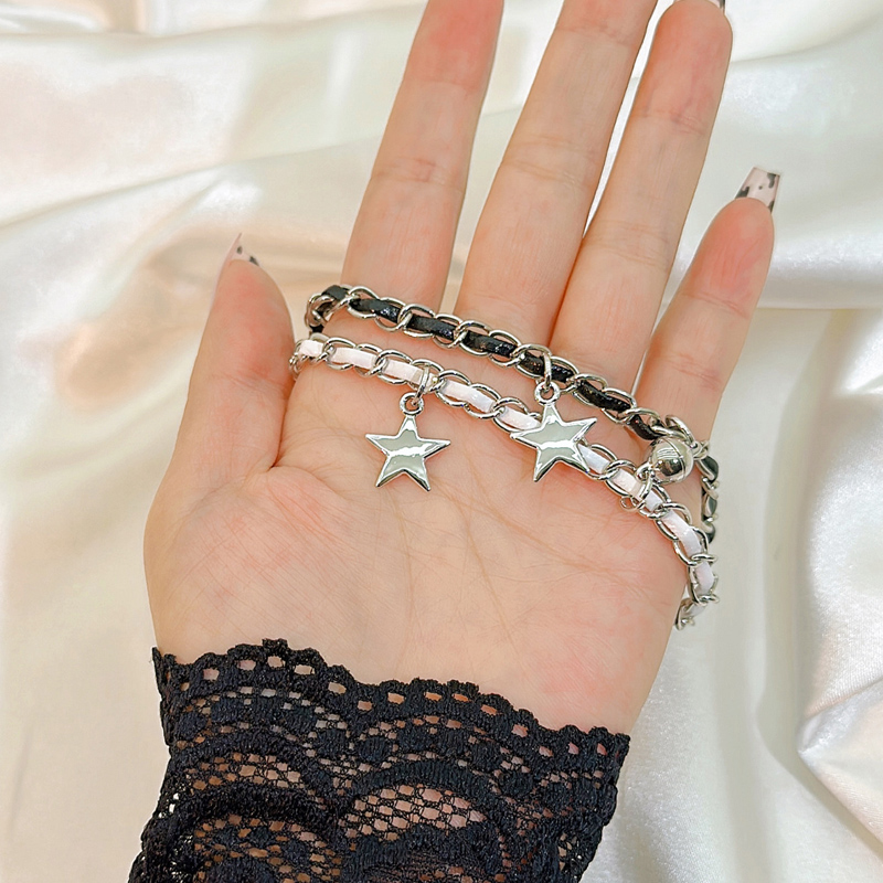 Vêtement De Rue Star Alliage Cire Corde Coupler Bracelets display picture 4