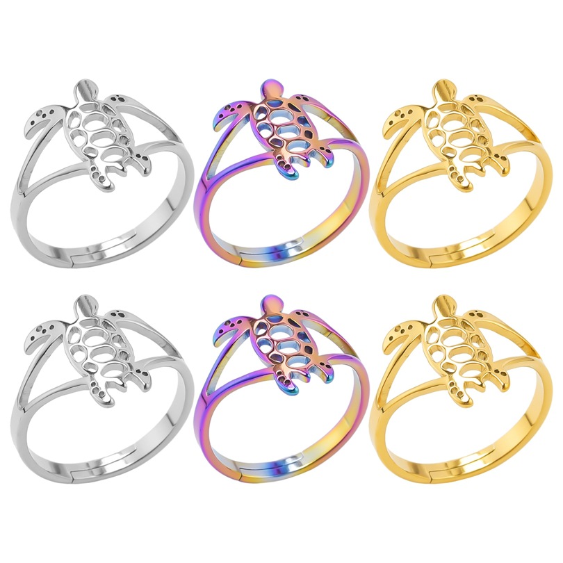 Simple Style Butterfly Stainless Steel Polishing Rings display picture 1