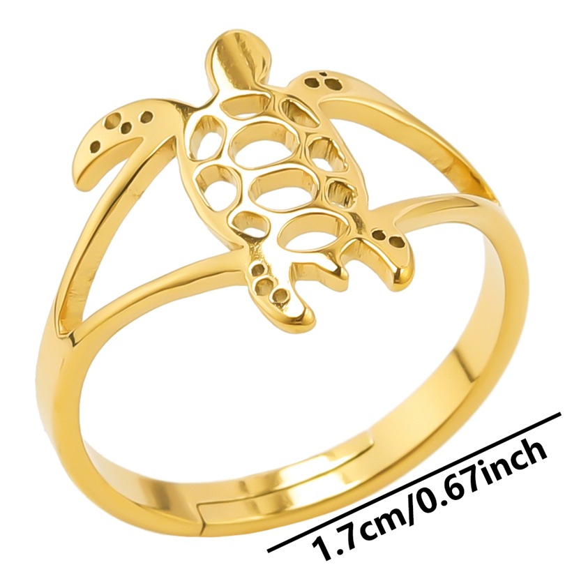 Simple Style Butterfly Stainless Steel Polishing Rings display picture 7