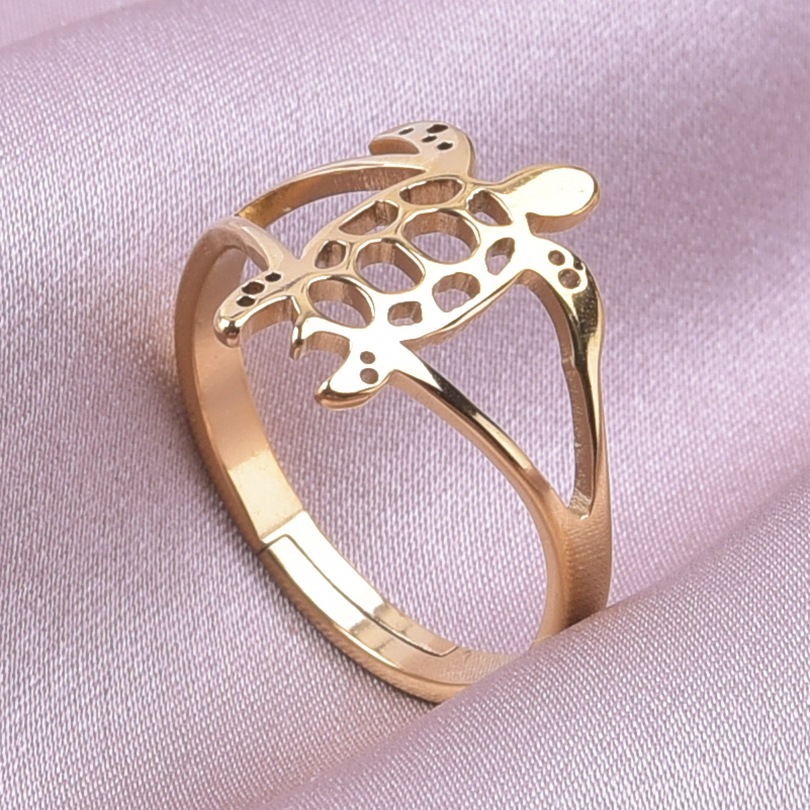 Simple Style Butterfly Stainless Steel Polishing Rings display picture 8