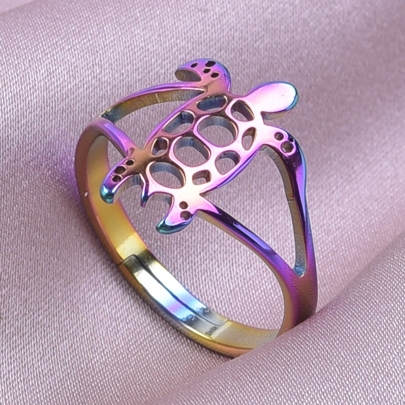 Simple Style Butterfly Stainless Steel Polishing Rings display picture 10