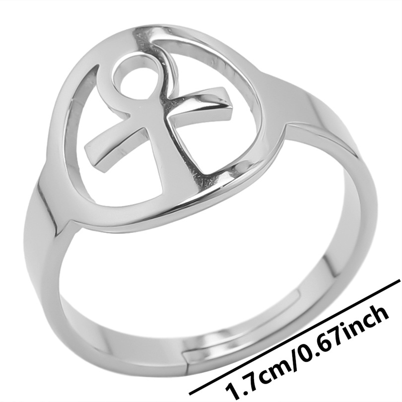 Commute Solid Color Stainless Steel Polishing Rings display picture 14