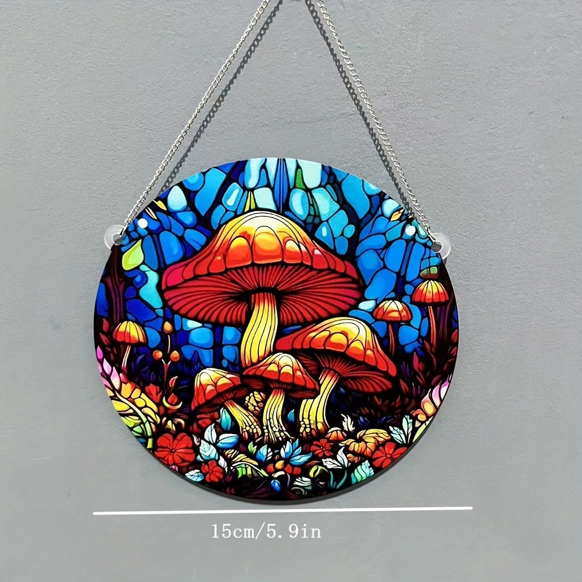 Retro Mushroom Arylic Pendant display picture 1