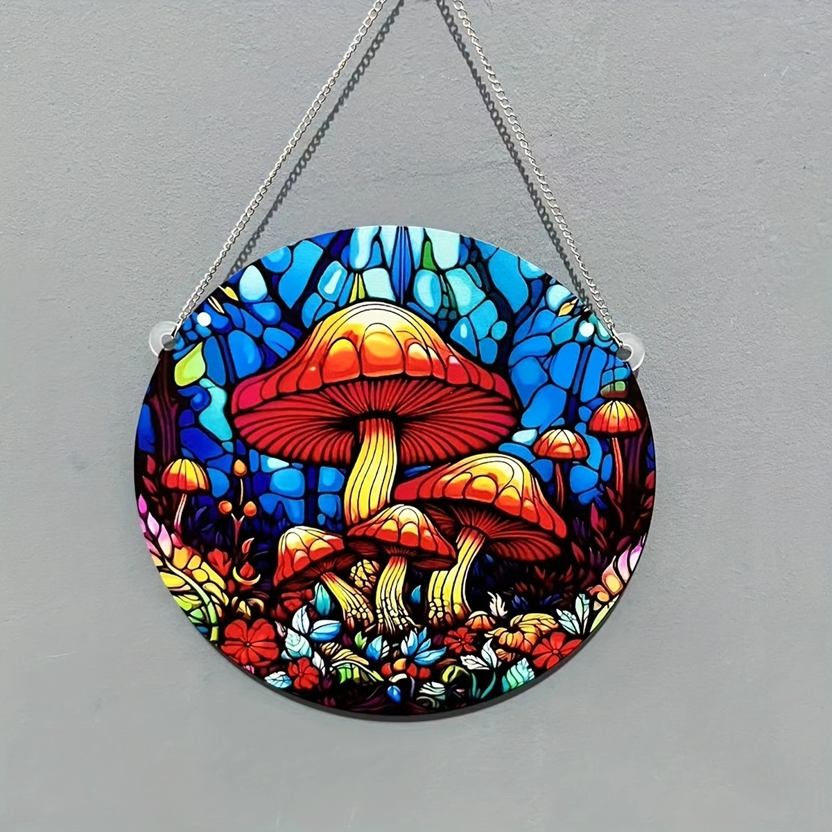 Retro Mushroom Arylic Pendant display picture 2