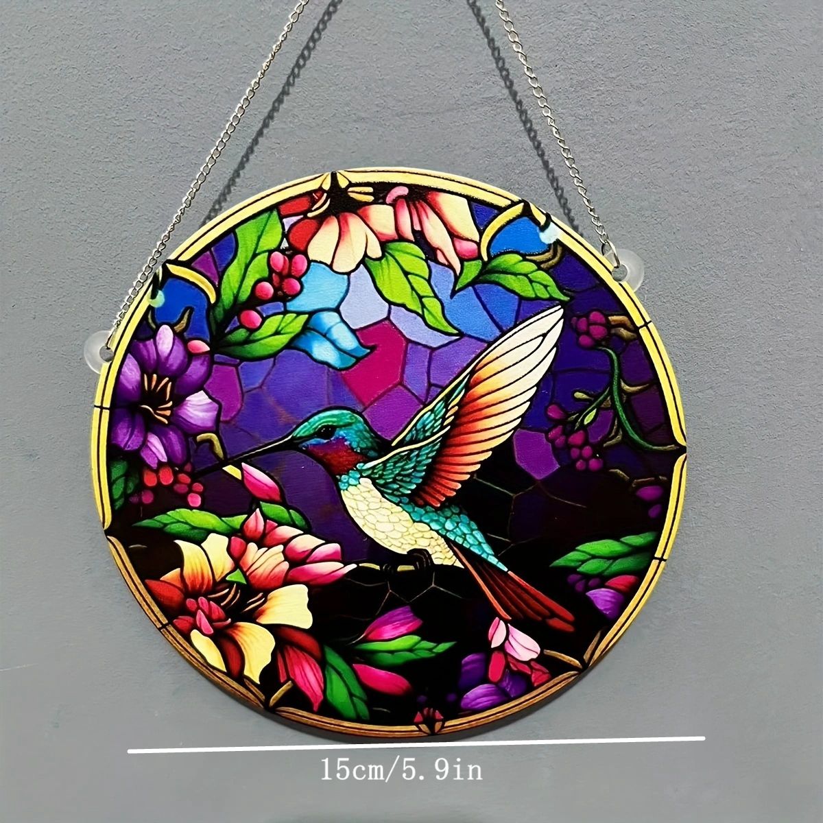 Retro Bird Arylic Pendant display picture 1
