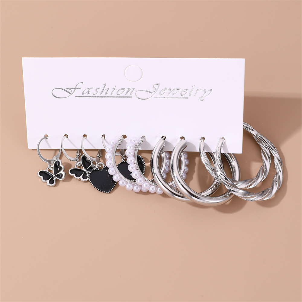 1 Set Casual Mushroom Patchwork Artificial Pearl Alloy Drop Earrings display picture 32