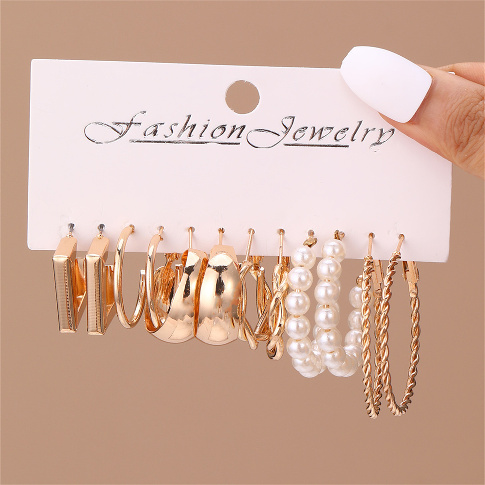 1 Set Casual Mushroom Patchwork Artificial Pearl Alloy Drop Earrings display picture 43