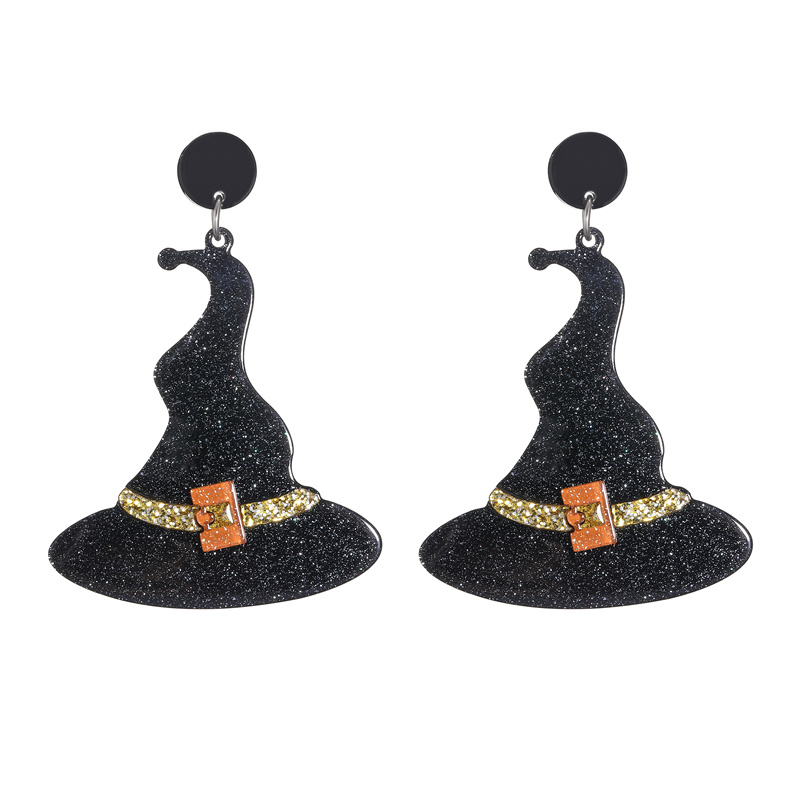 1 Pair Fashion Halloween Pattern Arylic Drop Earrings display picture 6