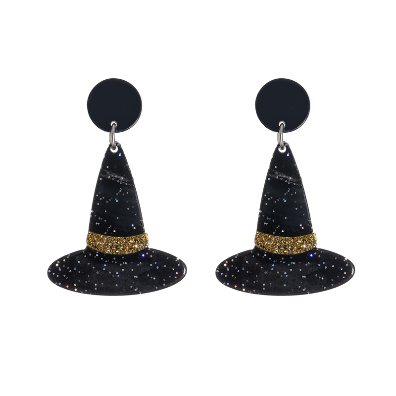 1 Pair Fashion Halloween Pattern Arylic Drop Earrings display picture 7