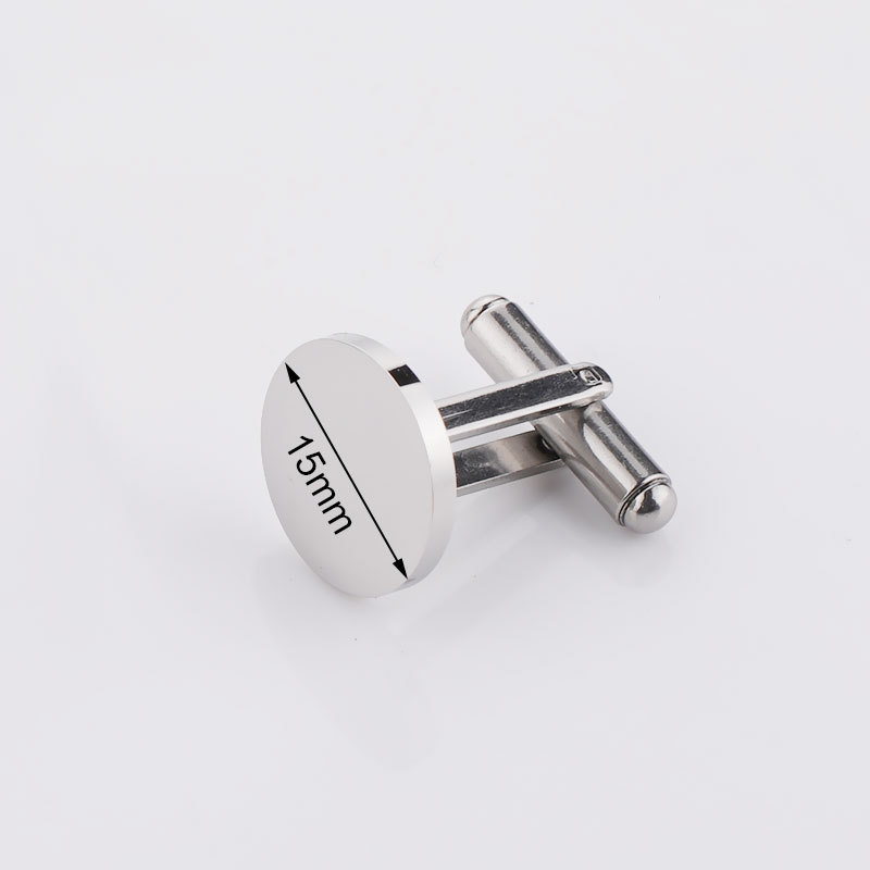 Simple Style Geometric Stainless Steel None 18K Gold Plated Men'S Cufflinks display picture 9
