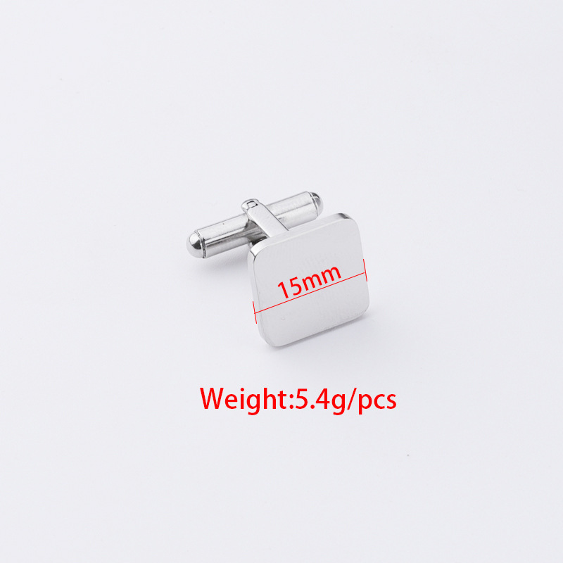 Basic Classic Style Square Stainless Steel Plating None 18K Gold Plated Jewelry Accessories display picture 1