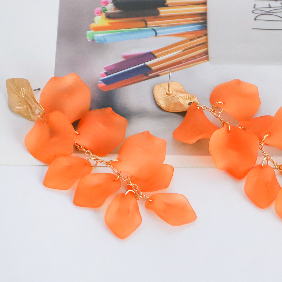 1 Pair Exaggerated Funny Novelty Pumpkin Alloy Drop Earrings display picture 1