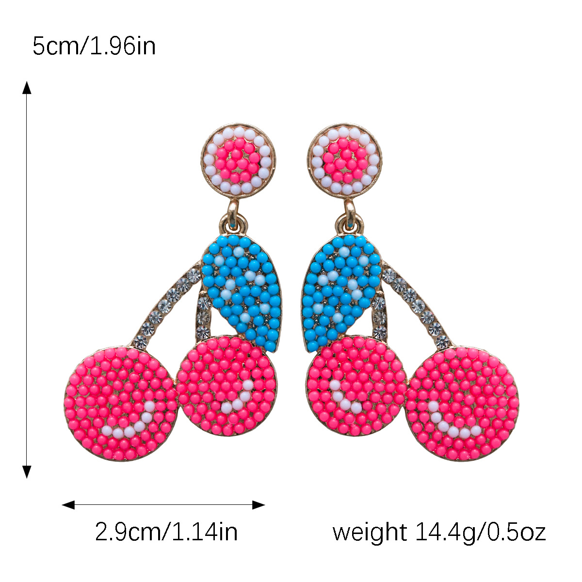 1 Pair Exaggerated Funny Novelty Pumpkin Alloy Drop Earrings display picture 8