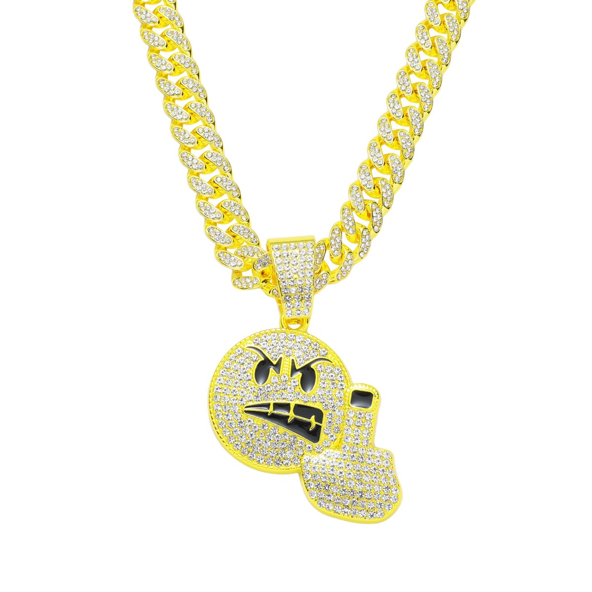 Hip Hop Dessin Animé Alliage Incruster Strass Hommes Charmes Pendentif display picture 14