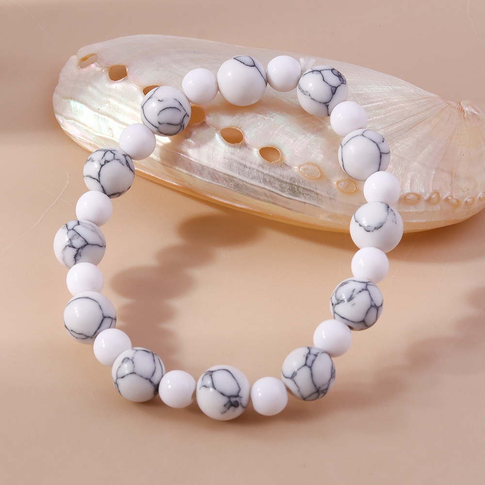 Style Simple Rond Minerai De Gros Bracelets display picture 9