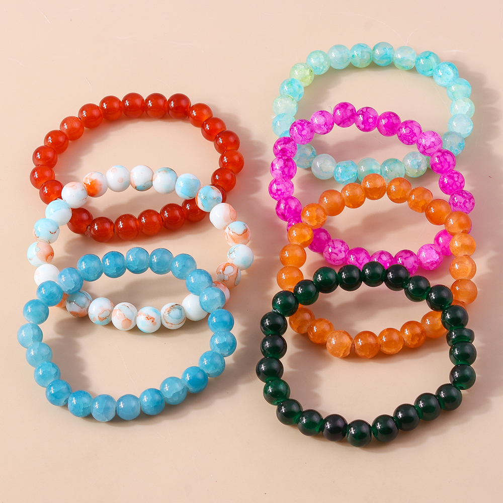 Simple Style Round Ore Wholesale Bracelets display picture 11