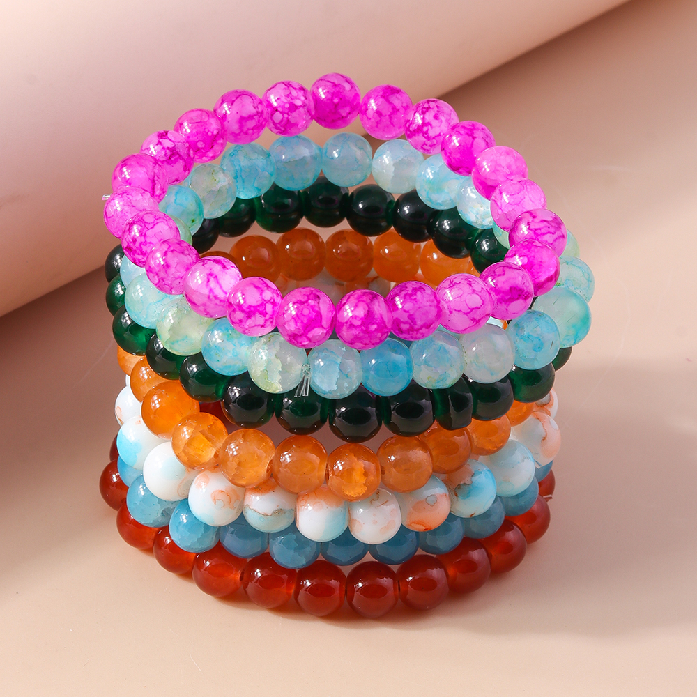Simple Style Round Ore Wholesale Bracelets display picture 7